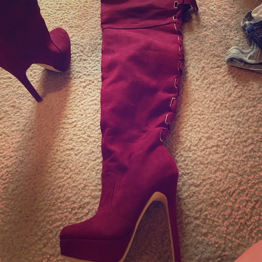 NWOT thigh high boots